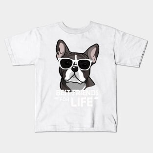 BEST FRIEND FOR LIFE FRENCHIE SHIRT Kids T-Shirt